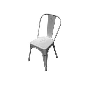 Silla Met&aacute;lica Tolix Plateada